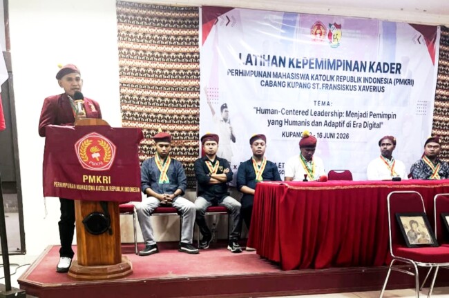 Ketua Presidium PMKRI Cabang Kupang Apolinaris Kali/dok istimewa/NK/Timornesia 