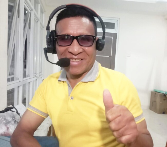 Kristian Siba, Komentator Bidora TV/dok pribadi/Timornesia 