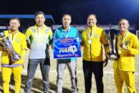 Jajaran kepelatihan PS Malaka U-13 
Dari kiri ke kanan : Sergi Klau, Jose Emilius, Agustinus Seran, Alfons Seran, Nino Amaral/dok istimewa/Timornesia