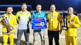 Jajaran kepelatihan PS Malaka U-13 
Dari kiri ke kanan : Sergi Klau, Jose Emilius, Agustinus Seran, Alfons Seran, Nino Amaral/dok istimewa/Timornesia