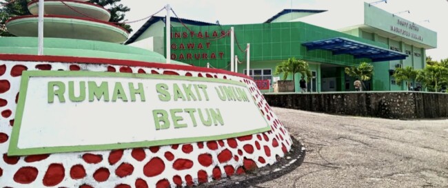 Rumah Sakit Umum Penyangga Perbatasan (RSUPP) Betun/dok istimewa/Timornesia 