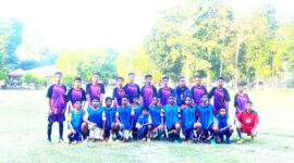 Laga uji coba SMPK Sulama Kada (Jersey Ungu) Vs SMPS Bina Mandiri (Jersey Biru) jelang Sulama Cup II tahun 2026/dok images/ml/Timornesia 