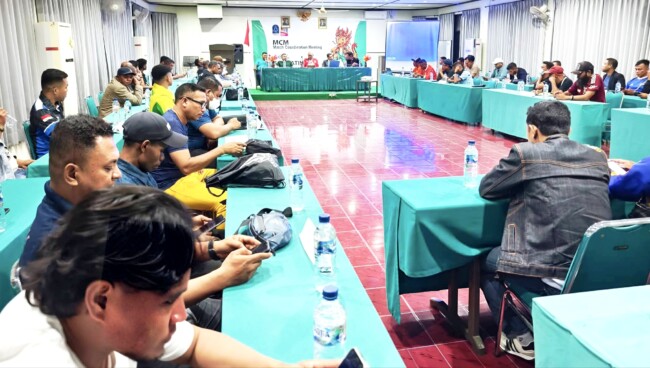 March Coordination Meeting Piala Soeratin U-17 tahun 2026 di Maumere/dok istimewa/Timornesia 
