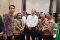 Beberapa anggota DPRD Kabupaten Malaka foto bersama Bupati Malaka disela kegiatan Bimtek di Jakarta/dok istimewa/Bolan/Timornesia