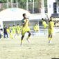 Ardi Sonbai lakukan selebrasi usai mencetak gol melawan PSN Ngada/dok istimewa/Timornesia 