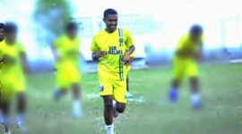 Ardi Sonbai mencetak hattrick ke gawang Persap Alor/dok istimewa/Timornesia 
