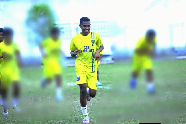 Ardi Sonbai mencetak hattrick ke gawang Persap Alor/dok istimewa/Timornesia 