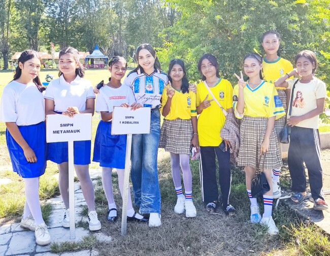 Tasia Mardisa hadir meriahkan Opening Sulama Cup II/dok istimewa/Timornesia 