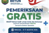 RSUPP Betun gelar pemeriksaan kesehatan gratis bagi masyarakat/dok images/Timornesia 