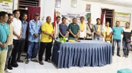 Ceremonial pembukaan kegiatan bakti sosial Ikatan Mahasiswa Malaka (Immala) Kupang di desa Maktihan/dok istimewa/Timornesia 