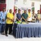 Ceremonial pembukaan kegiatan bakti sosial Ikatan Mahasiswa Malaka (Immala) Kupang di desa Maktihan/dok istimewa/Timornesia 