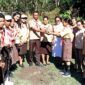 Penanaman simbolis oleh Mabigus Gugus Depan SMPK Sulama Kada/dok istimewa/Timornesia 