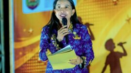 Direktur RSUPP Betun dr. Oktelin Kurniawati Kaswadie, MM., FISQua sekaligus penanggungjawab acara Malaka Idol 2026/dok istimewa/Timornesia 