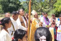 Pemberkatan dan Peresmian Jembatan Gantung Numbei, Kamis 20 Agustus 2026 oleh Uskup Atambua Mgr. Dominikus Saku, PR dan Diresmikan Penggunaannya oleh Bupati Malaka dr. Stefanus Bria Seran, MPH/dok istimewa/Timornesia