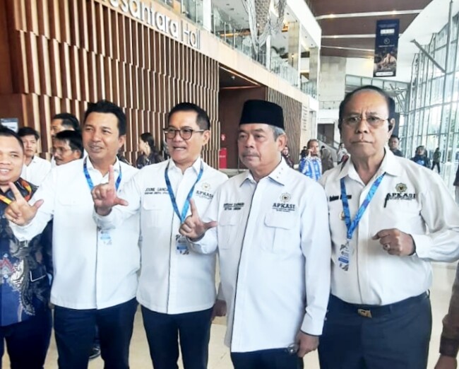 Bupati Malaka Stefanus Bria Seran menghadiri kegiatan Asosiasi Pemerintah Kabupaten Seluruh Indonesia (Apkasi) Otonomi Expo 2026/dok istimewa/Timornesia 