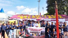 16 relawan kemanusiaan asal Malaka pose bersama sebelum berangkat ke Flores/dok istimewa/Timornesia 