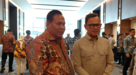 Wakil Bupati Malaka Henri Melki Simu bersama Wamendagri Bima Arya/dok istimewa/fur/Timornesia 