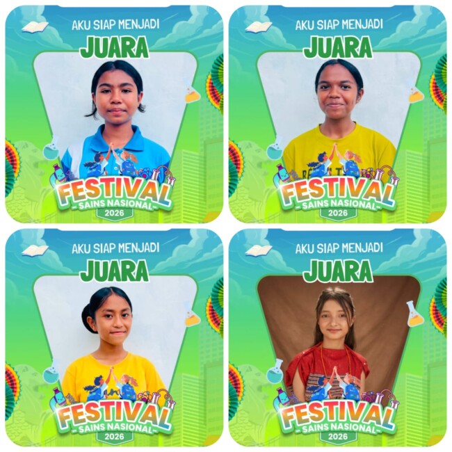 Peserta SMPK Sulama Kada yang akan mengikuti Festival Sains Nasional 2026/kolase/Timornesia 