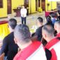 Bupati Malaka dr. Stefanus Bria Seran, MPH (SBS) melepas 16 relawan PMI Kabupaten Malaka, Jumat 18/9/2026/ist/Timornesia 