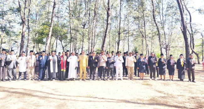 Pelantikan pejabat tinggi pratama, Administrator dan Pengawas lingkup Pemerintah Kabupaten Malaka di pantai Abudenok, Sabtu 19/9/2026/ist/Timornesia 