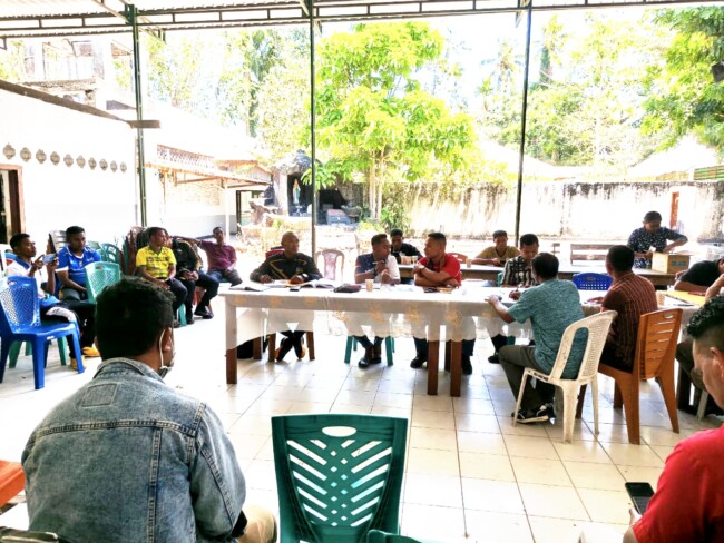 Match Coordination Meeting (MCM) Turnamen Sepak Bola antar Paroki se-Dekenat Malaka/ist/Timornesia 