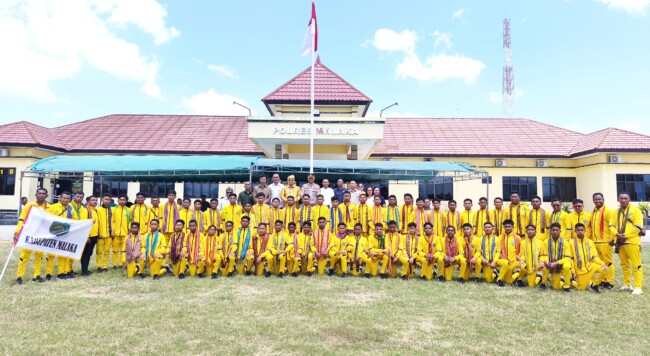 Pelepasan tim PS Malaka U-13 dan U-15 di mako polres Malaka, Rabu 30/9/2026/ist/Timornesia 