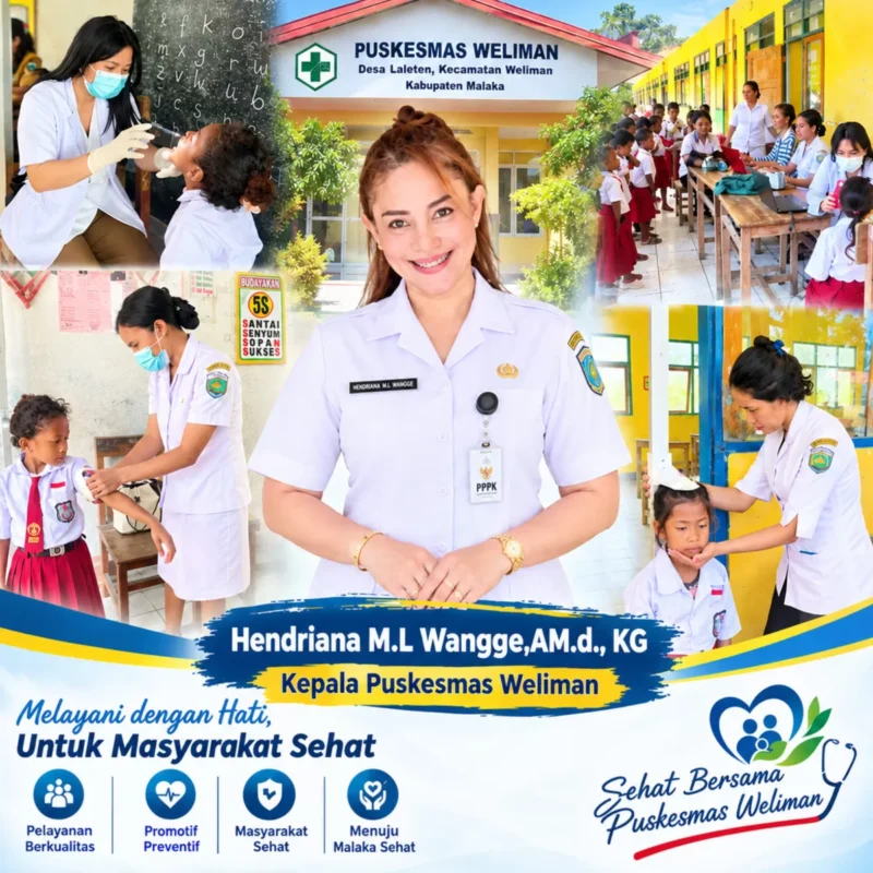 Puskesmas Weliman Digitalisasi Layanan UKS-UKGS, Setiap Siswa Miliki Rekam Medis Pribadi/images/KM/Timornesia 