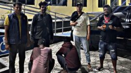 Polres Malaka Amankan Dua Terduga Pelaku Pencurian Kawat Bronjong/ist/humas polres Malaka/Timornesia 