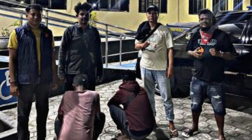 Polres Malaka Amankan Dua Terduga Pelaku Pencurian Kawat Bronjong/ist/humas polres Malaka/Timornesia 