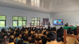 Polres Malaka Sosialisasikan SPMB SMA Kumala Taruna Bhayangkara 2027/2028 kepada Siswa SMP Santo Thomas Betun/ist/Humas Polres Malaka/Timornesia 