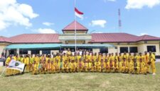 Pose bersama tim PS Malaka dan Ketua PSSI Kabupaten Malaka serta Kapolres Malaka/ist/Timornesia