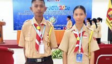 Siswa SMAN Welaus yang mengikuti kegiatan Jambore On The Air (KOTA) dan Jambore On The Internet (JOTI) Kwarda NTT 2026/ist/ML/Timornesia