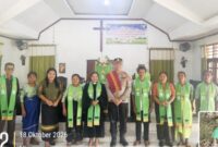 Minggu Kasih di Weliman, Kapolres Malaka Ajak Jemaat Jaga Keharmonisan dan Kamtibmas/ist/Humas Polres Malaka/Timornesia 