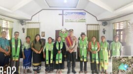 Minggu Kasih di Weliman, Kapolres Malaka Ajak Jemaat Jaga Keharmonisan dan Kamtibmas/ist/Humas Polres Malaka/Timornesia 
